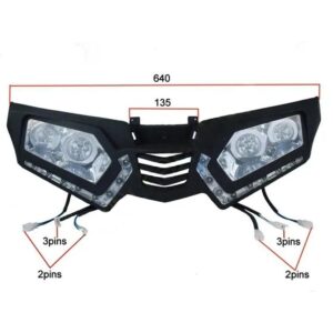 Parrilla Delantera Para Atv Quad Bike Bull